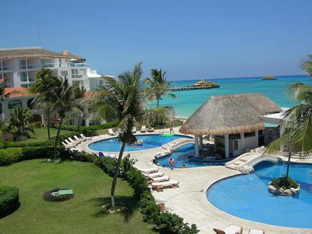 Departamento Frente Al Mar Con Dos Recamaras Y Seguridad 24 H A Dos Cuadras De La Quinta Avenida Плая дел Кармен Екстериор снимка
